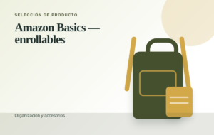 Imagen editorial provisional de Amazon Basics enrollables