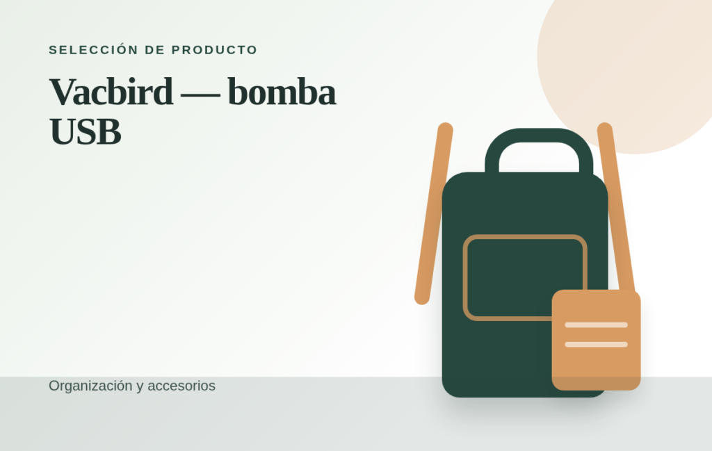 Imagen editorial provisional de Vacbird USB